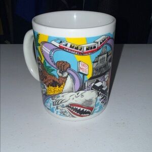 Vintage 1989 Universal Studios Vibrant Graphic Mug Name Don